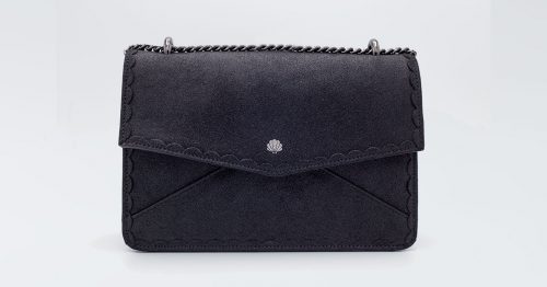 Borsa fatta a mano Collezione Priscilla - Delphina Burrò - BLACK PEARL